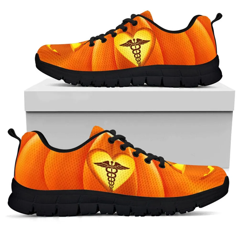 Nurse Sneaker, Nurse Pumpkin Sneakers Shoes, Best Shoes For Nurses