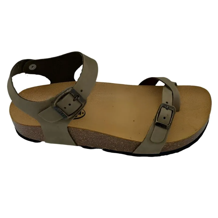 Plakton Savannah/Zomba Women's Waxy Leather Wedge Sandal