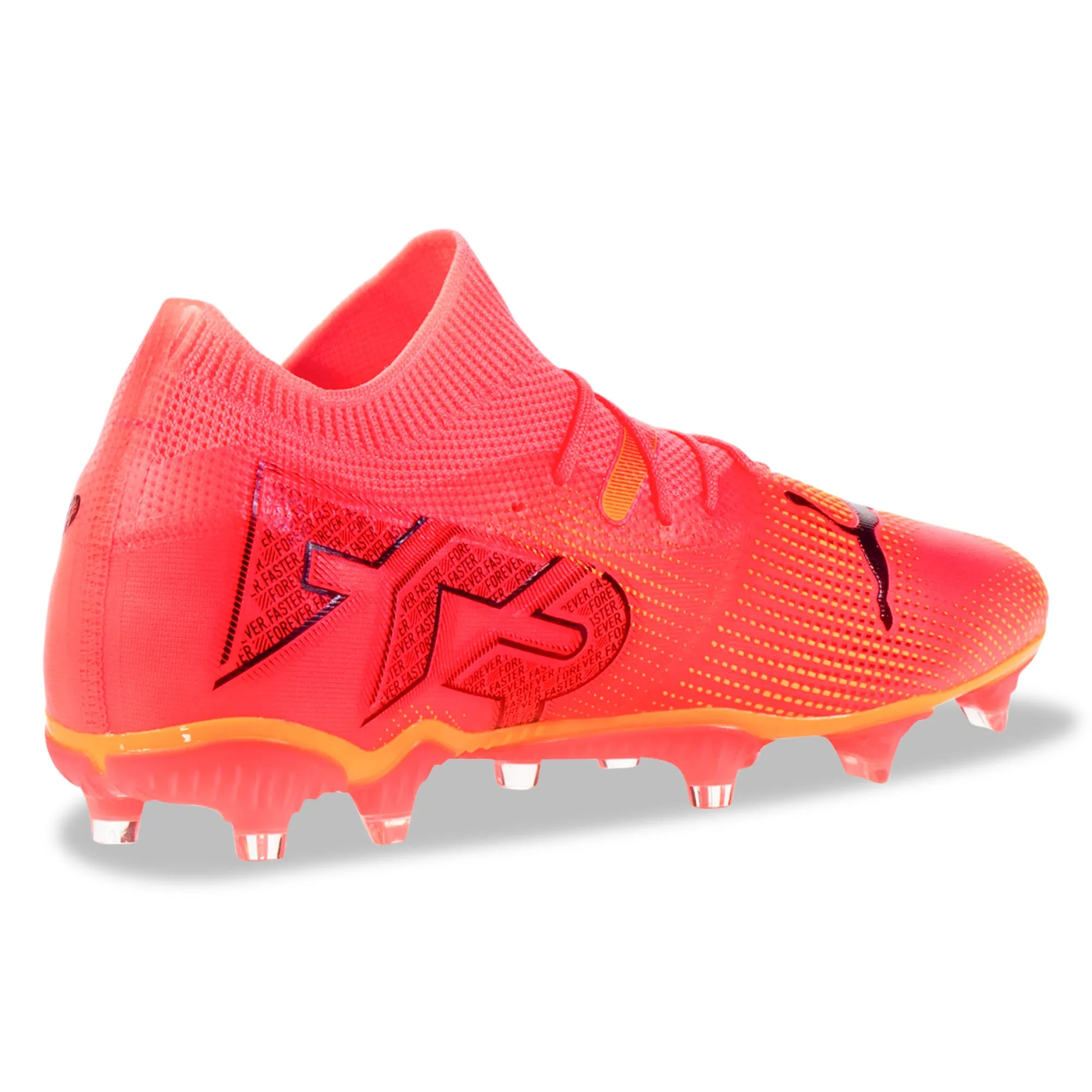 Puma Future 7 Match FG/AG Soccer Cleats (Sunset Glow/Puma Black)