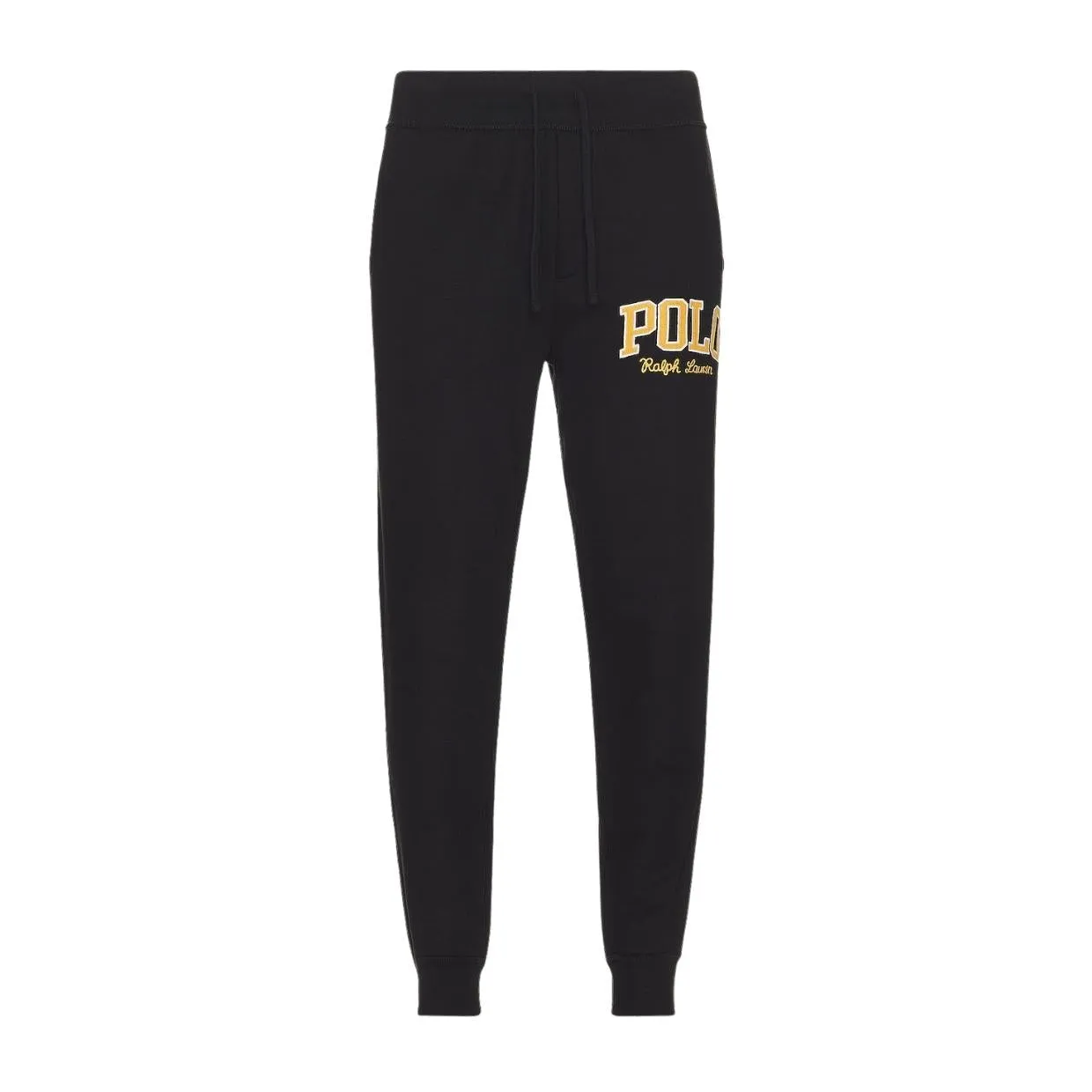 Ralph Lauren Graphic Embroidered Logo Black Jogging Bottoms