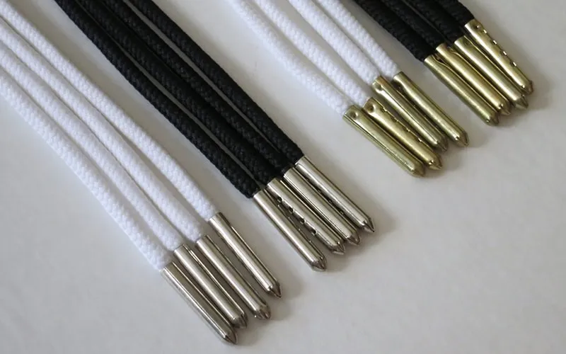 Round Metal Tip Shoelaces