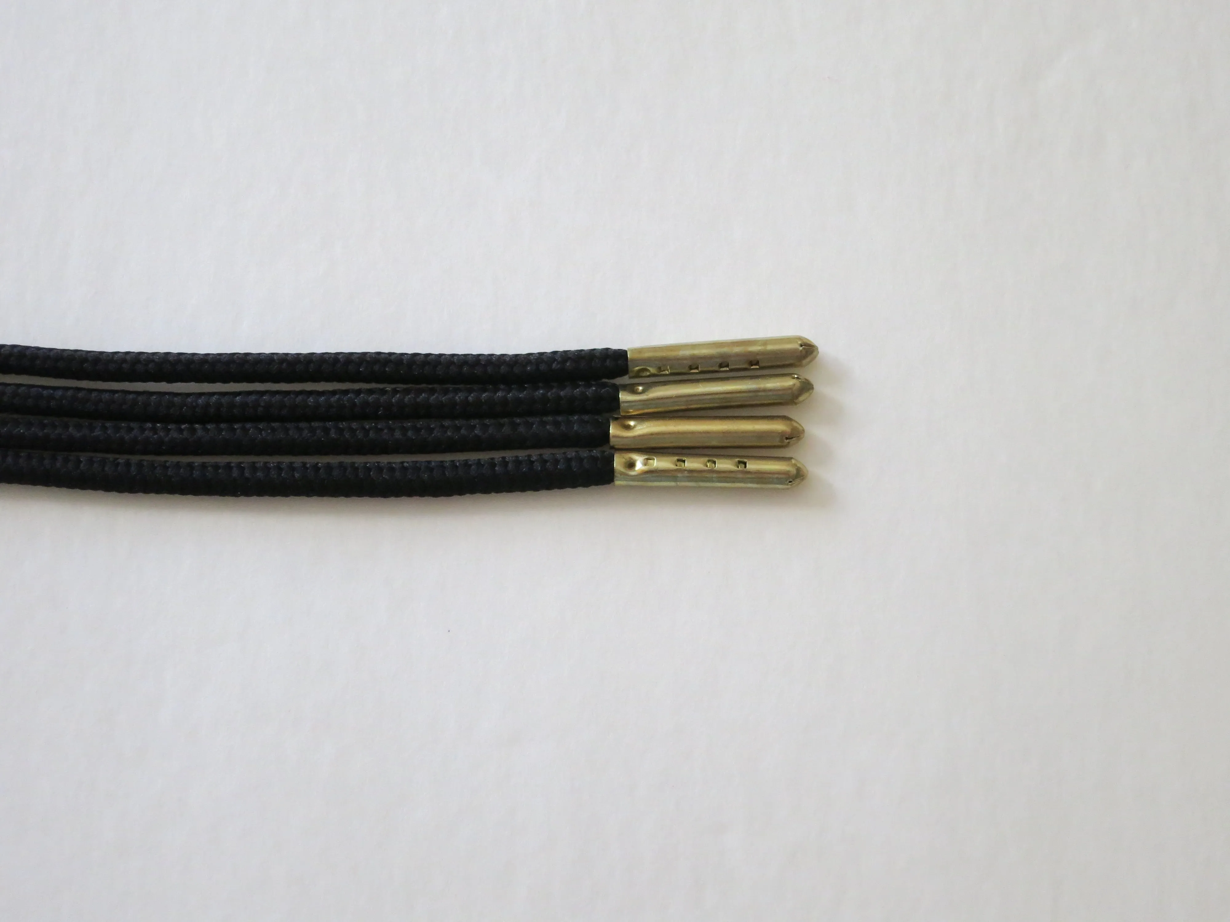 Round Metal Tip Shoelaces