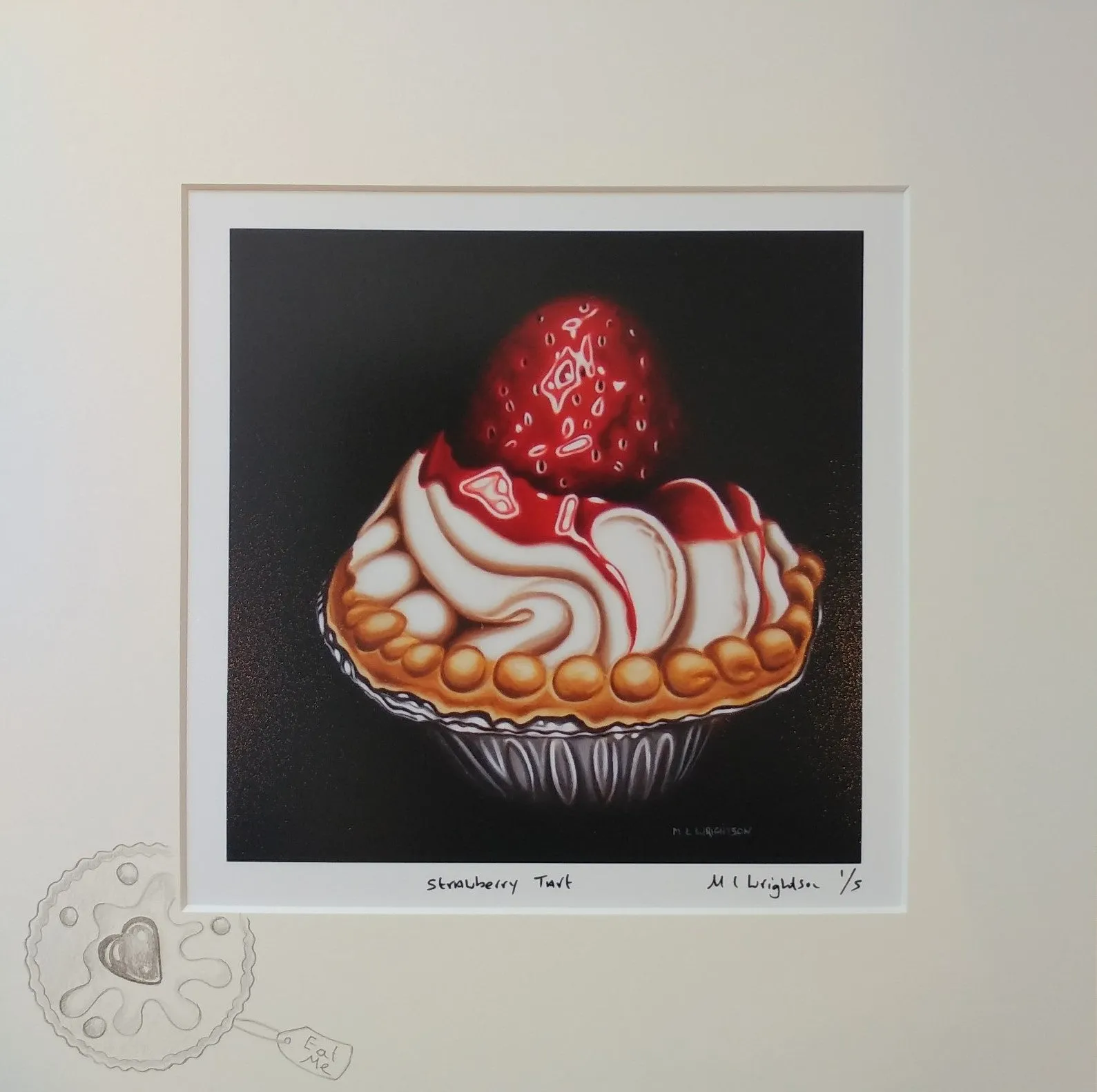 Strawberry Tart by Marie Louise Wrightson