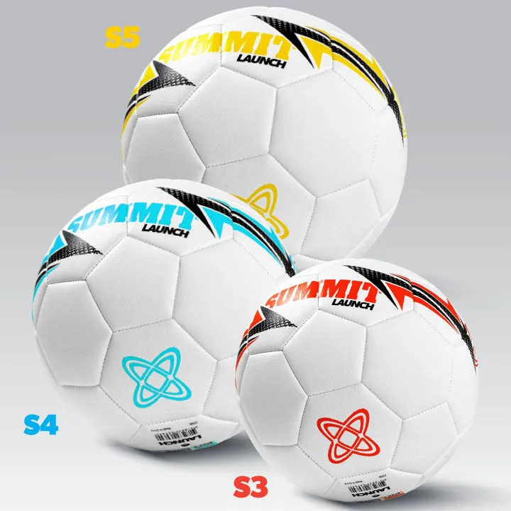 SUMMIT Football Australia Launch Soccer Ball White