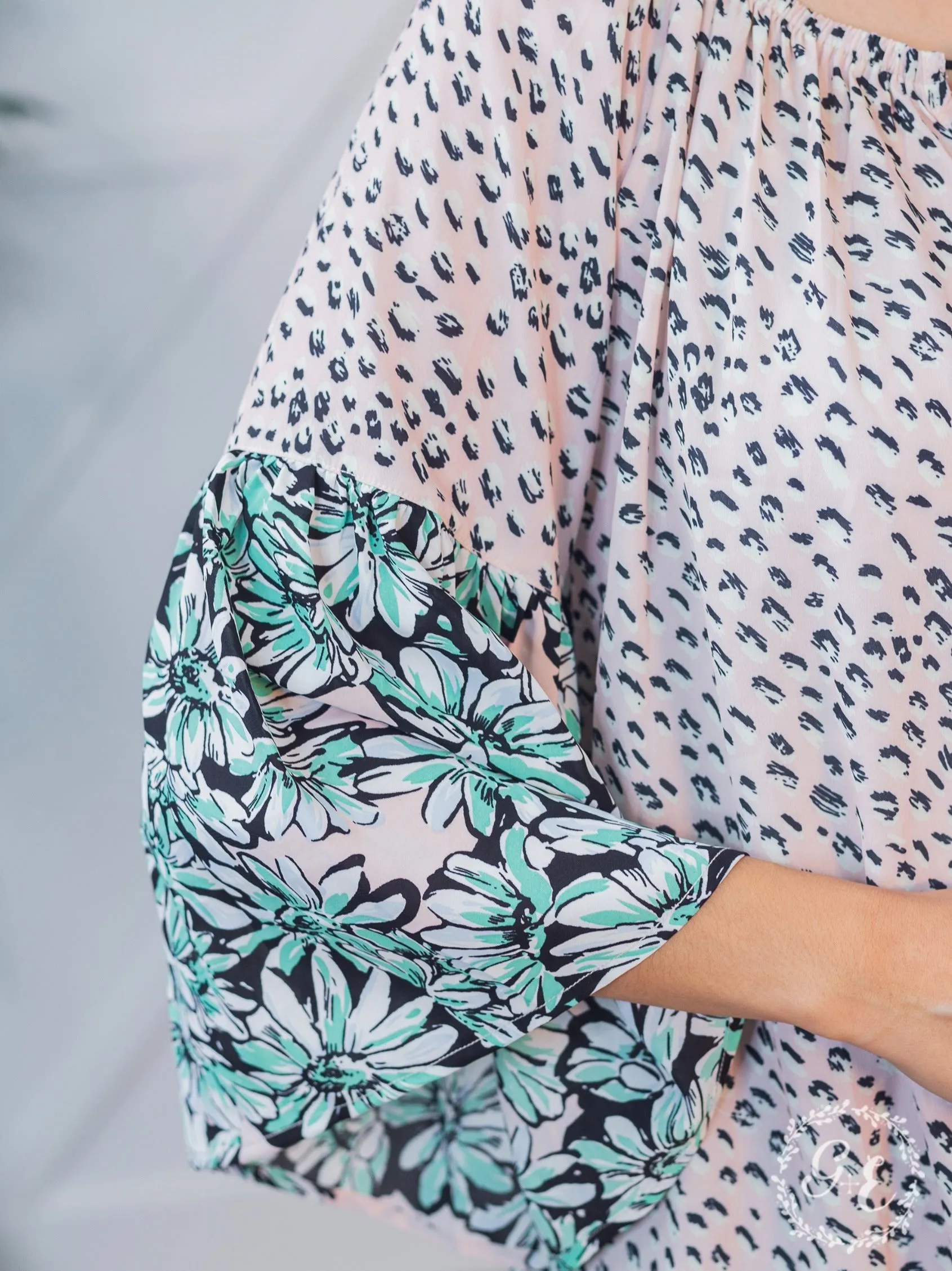 Sunday Kind of Love Floral & Leopard Top