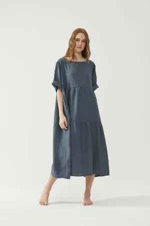 Willow Dress Navy