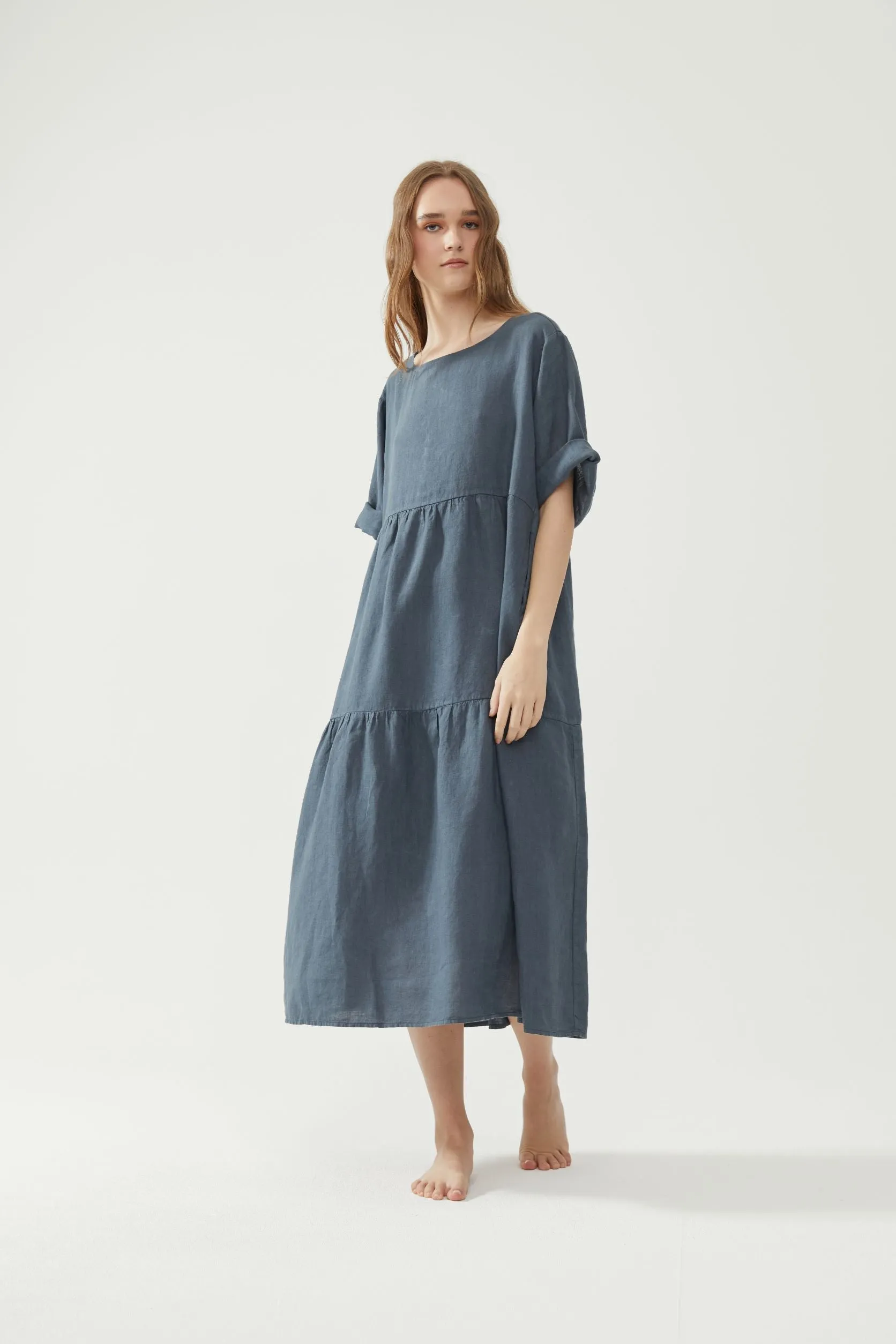 Willow Dress Navy