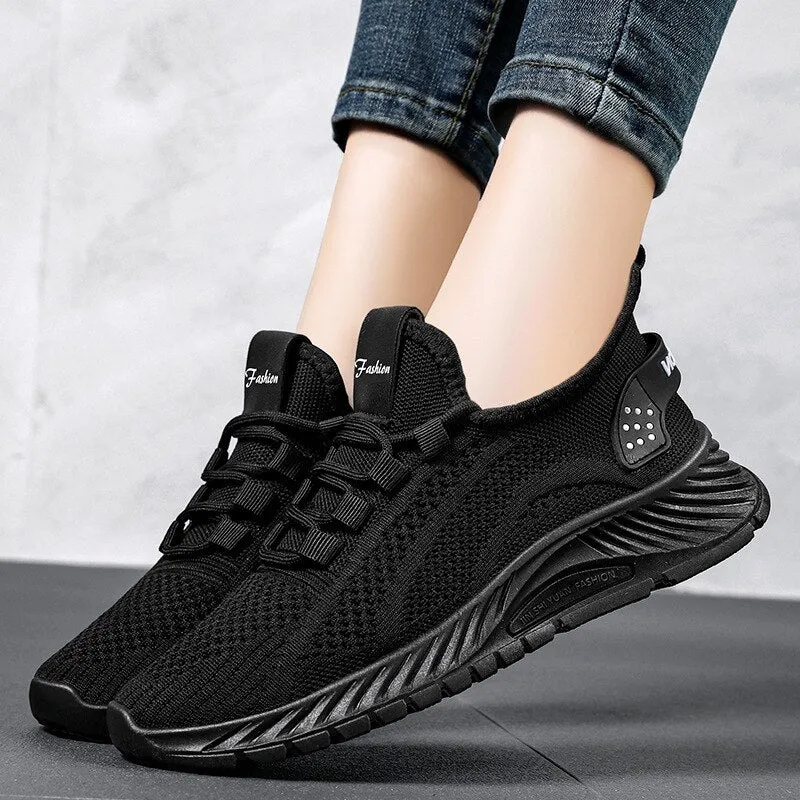 Women's Sports Shoe Fashion Breathable Ultra-light Mesh Hollow Women's Shoes - WSA50031