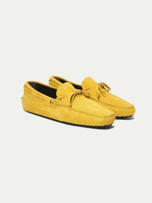 Yellow Suede Driving Shoes